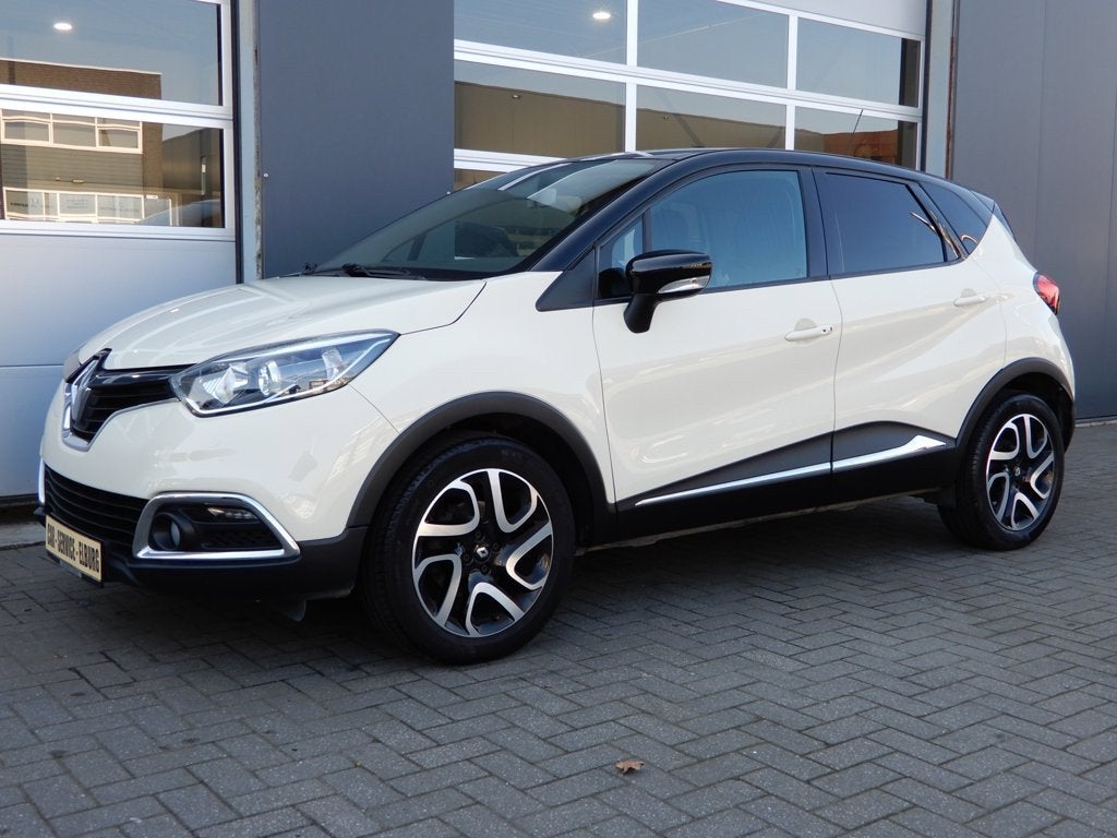 Renault Captur 1.2 TCe Dynamique Automaat/Clima/Navi/PDC, Auto's, Stof, Zwart, 4 cilinders, Beige