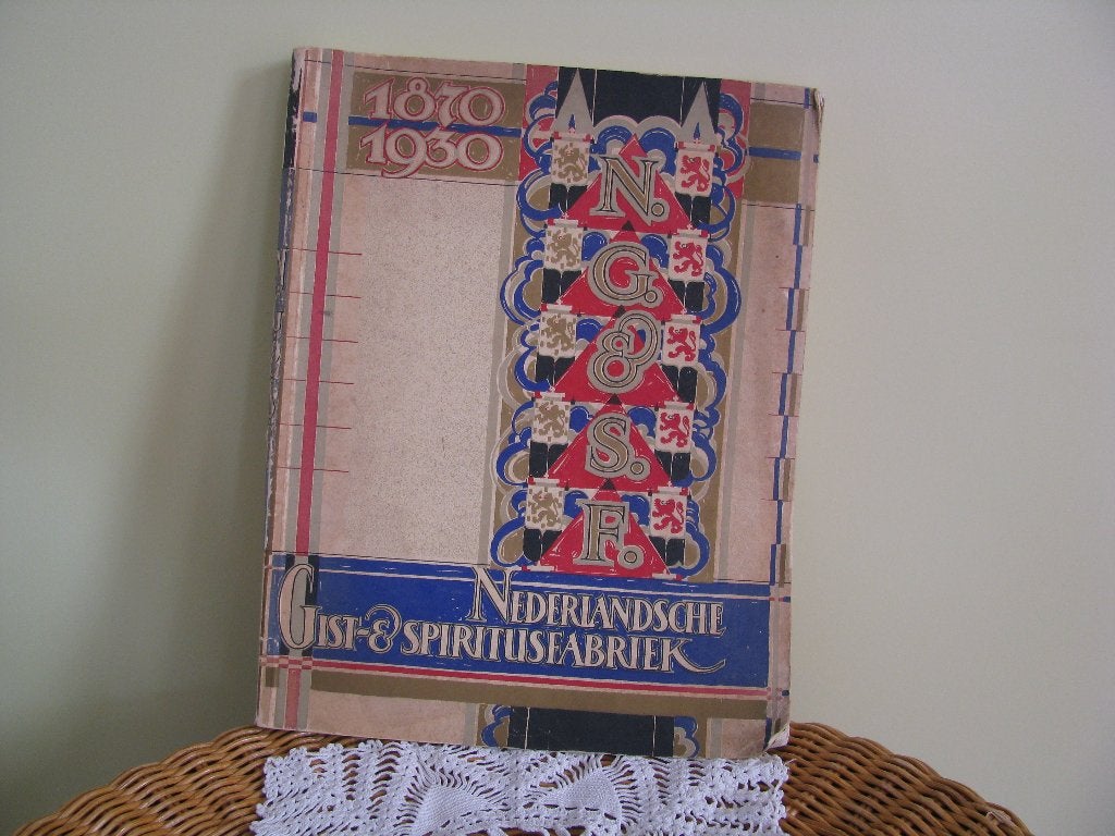 Gist & Spiritus fabriek Delft * 1870-1930 * 60 jaar *, Ophalen of Verzenden