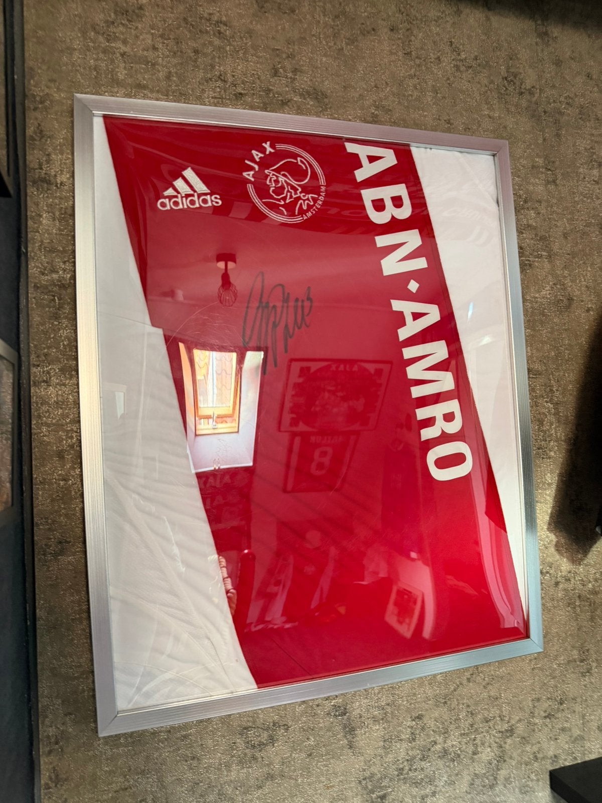 Ajax thuisshirt origineel 2005-2006 gesigneerd, Verzamelen, Ophalen of Verzenden, Zo goed als nieuw, Overige typen