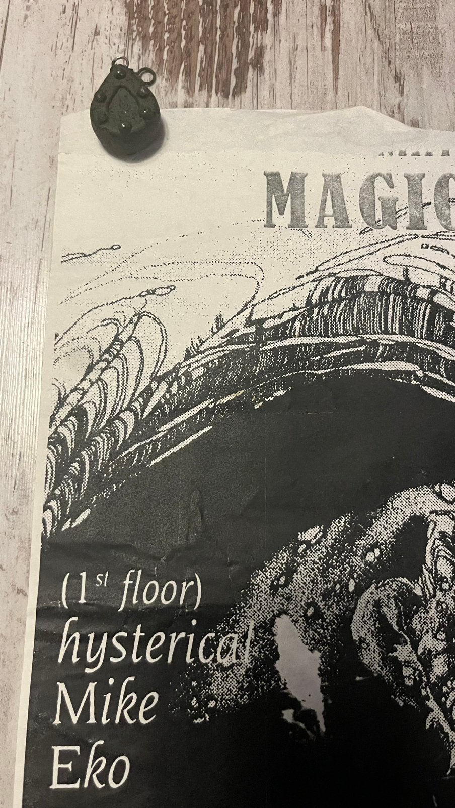 Magic touch poster gabber hardcore rave Thunderdome, Ophalen of Verzenden, Gebruikt, A1 t/m A3