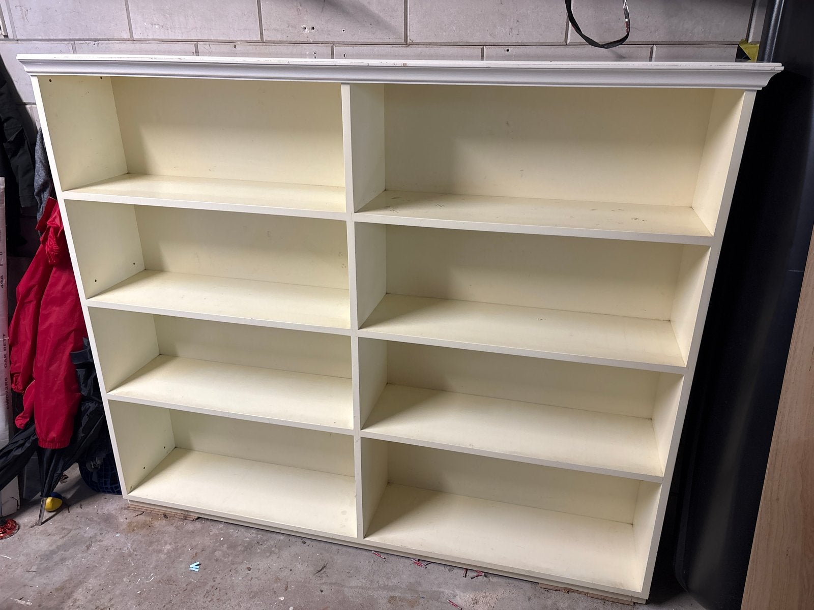 Boekenkast met 8 vakken - 180x154x30 cm, Ophalen, Met plank(en), Gebruikt, 150 tot 200 cm