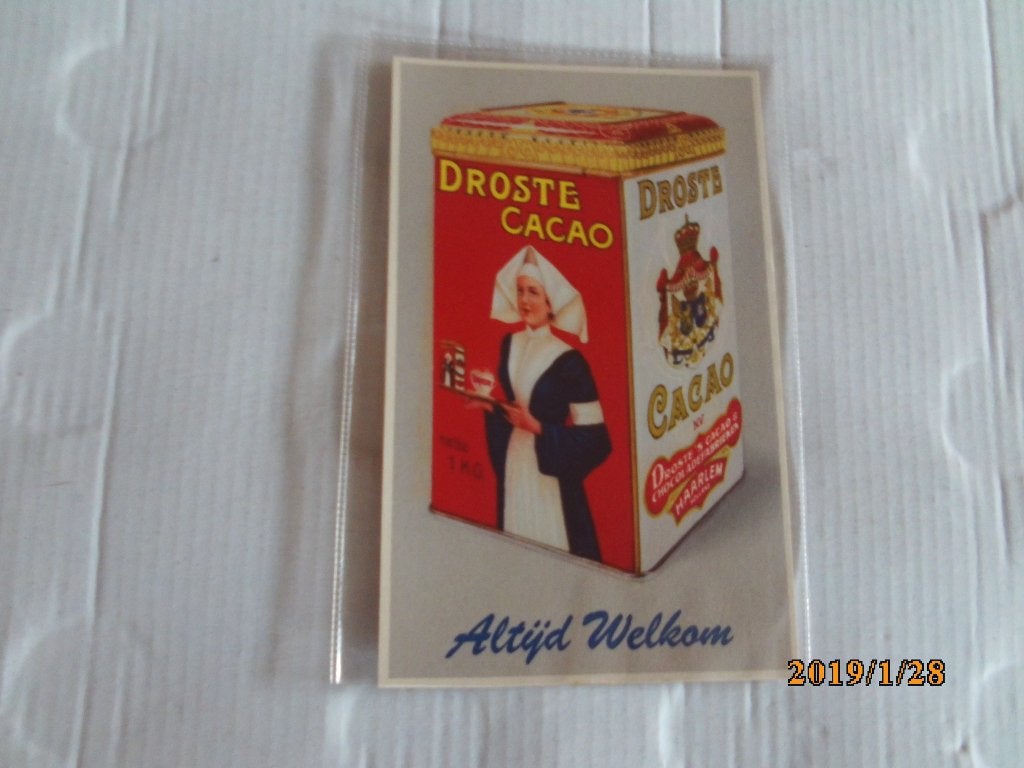 ansichtkaart droste cacao, Verzamelen, Ophalen of Verzenden, Gebruikt, Overige typen