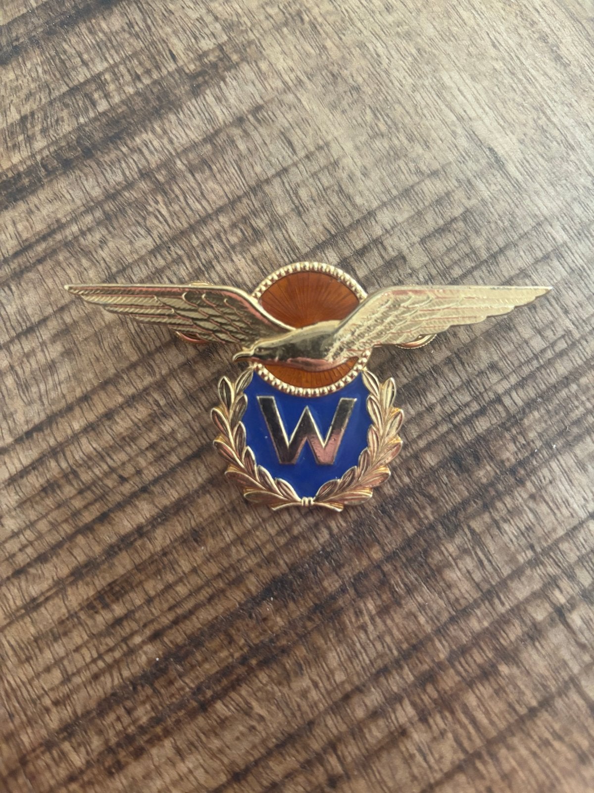 Koninklijke Luchtmacht Vlieger Waarnemer Wing, Verzamelen, Ophalen of Verzenden, Luchtmacht, Nederland, Lintje, Medaille of Wings