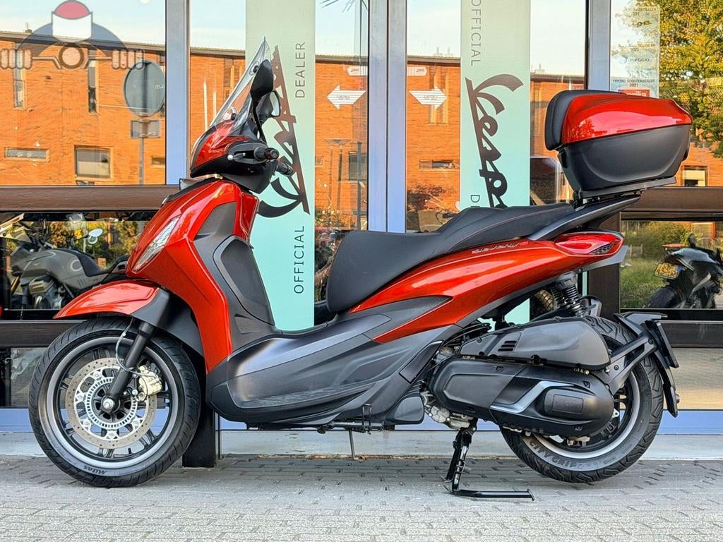 Piaggio Beverly 400 S hpe Arancio Sunset bj. 11-2022 9871km, Motoren, Scooter, Piaggio, Bedrijf, Onbekend
