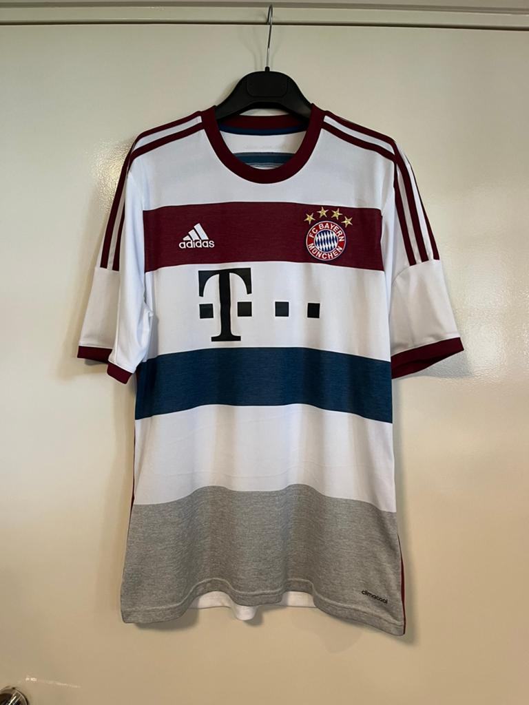 Fc Bayern München uitshirt 2014-2014, Ophalen of Verzenden, Zo goed als nieuw, Rood, Voetbal