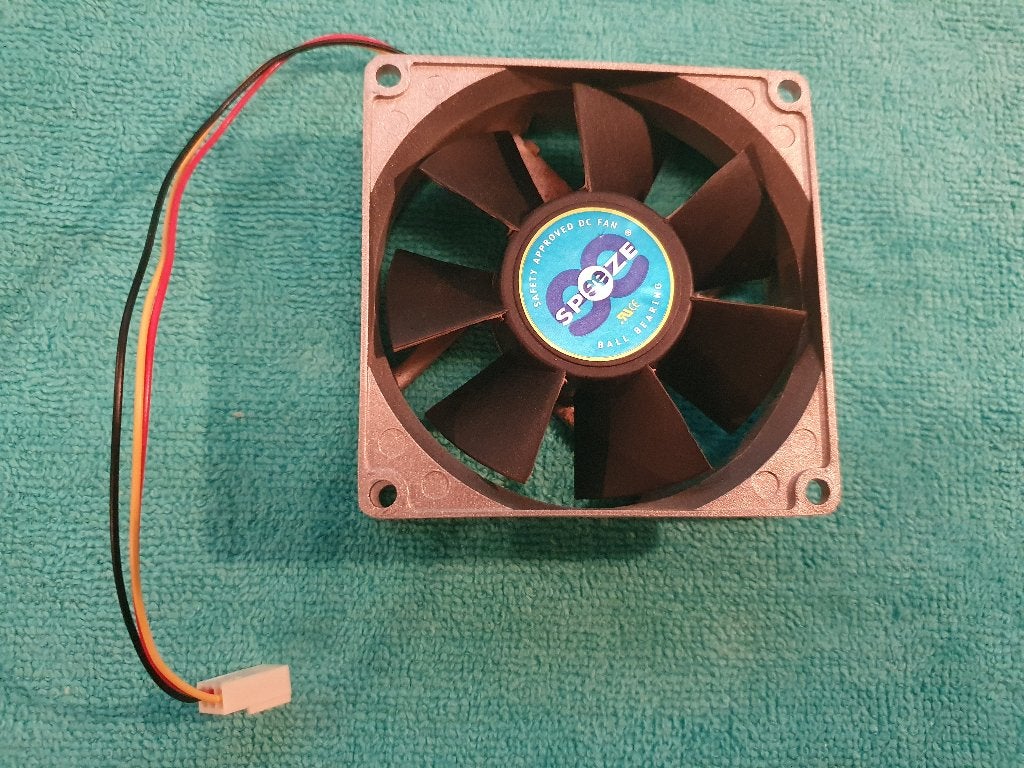 Koeler, ventilator - F.T.C. - Ball Bearing Fan - 8x8x2½cm, Ophalen of Verzenden, Speeze F.T.C.