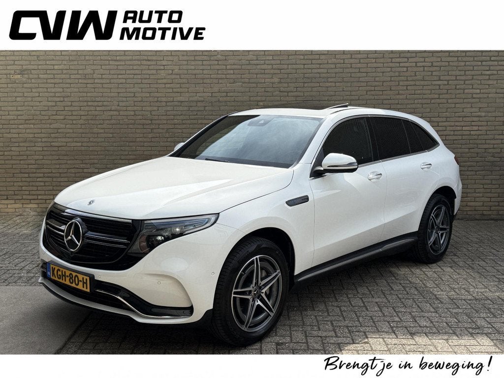 Mercedes-Benz EQC 400 4MATIC AMG Line 80 kWh | 94% SOH | Ope, Auto's, Mercedes-Benz, Automaat, 2395 kg, 80 kWh, Leder en Stof