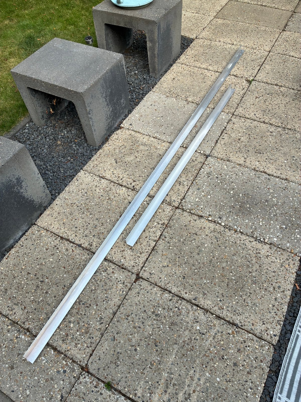 Aluminium hoekprofielen - Diverse lengtes, Ophalen of Verzenden, Gebruikt, Aluminium