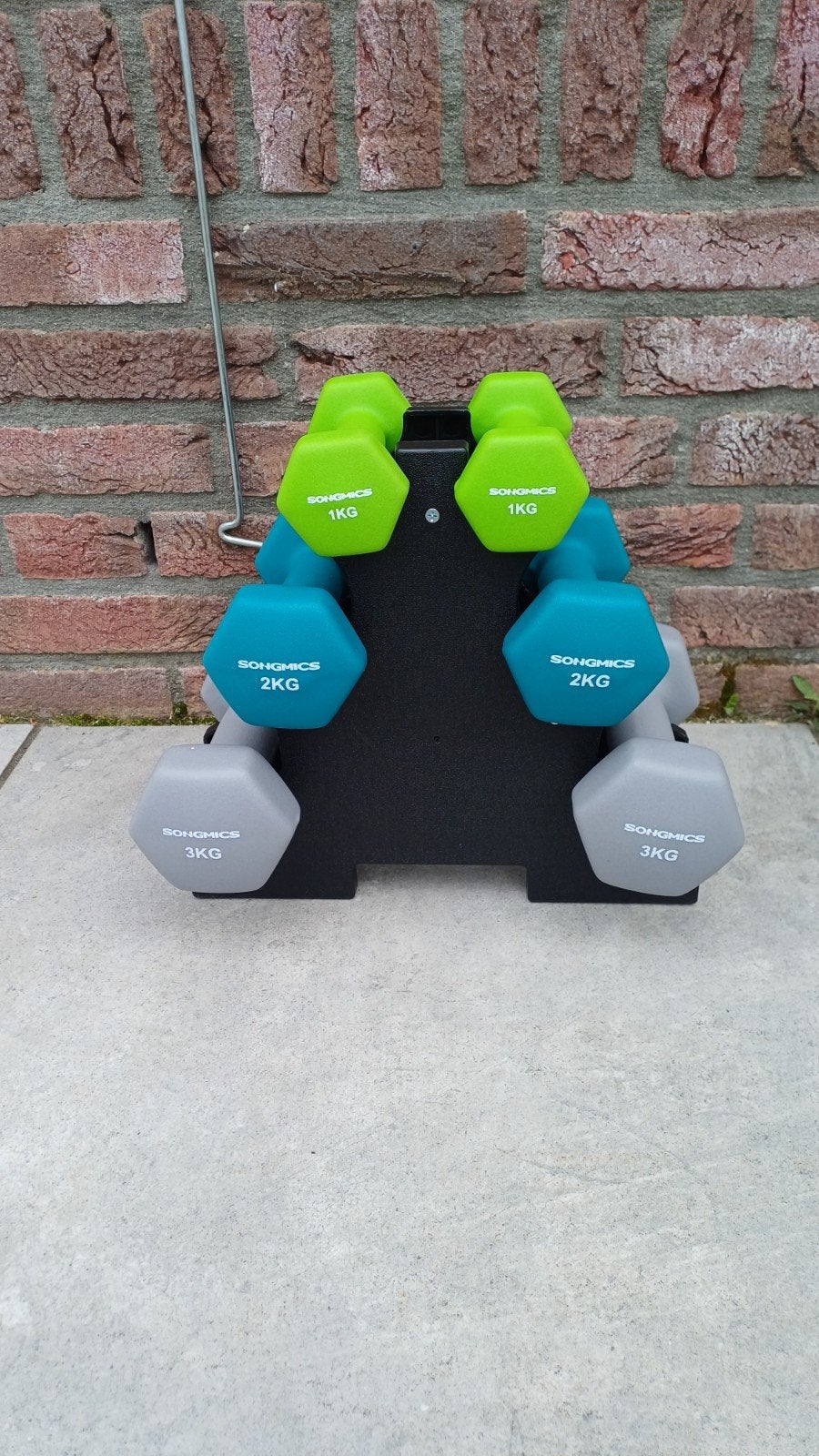 Set Zeshoekige Halterset Dumbell Set 2x3, 2x2 kg, 2x1kg, Ophalen of Verzenden, Nieuw, Benen, Dumbbell