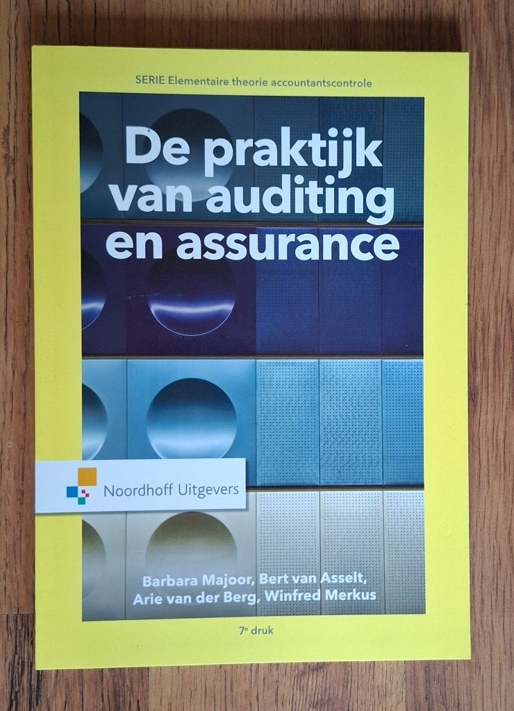 De praktijk van auditing en assurance Zgan, Boeken, Zo goed als nieuw, Noordhoff Uitgevers, Beta, HBO