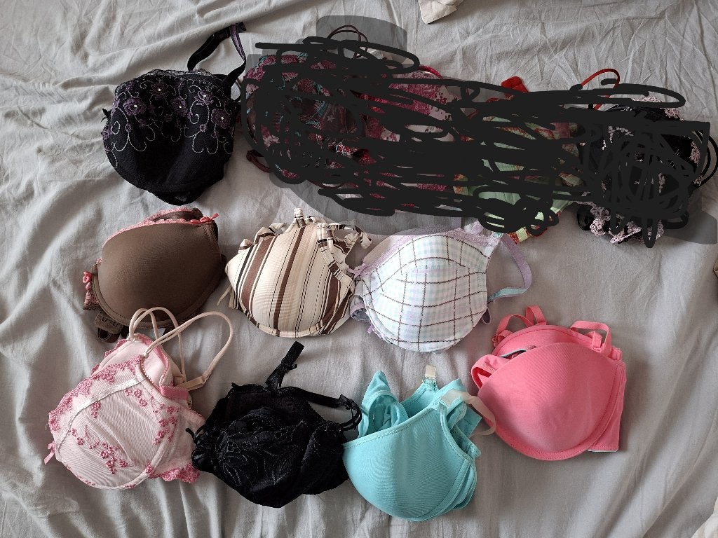 8 setjes bh 75B en string maat S of S/M, Hunkemöller, Ophalen of Verzenden, Meerkleurig, Setje