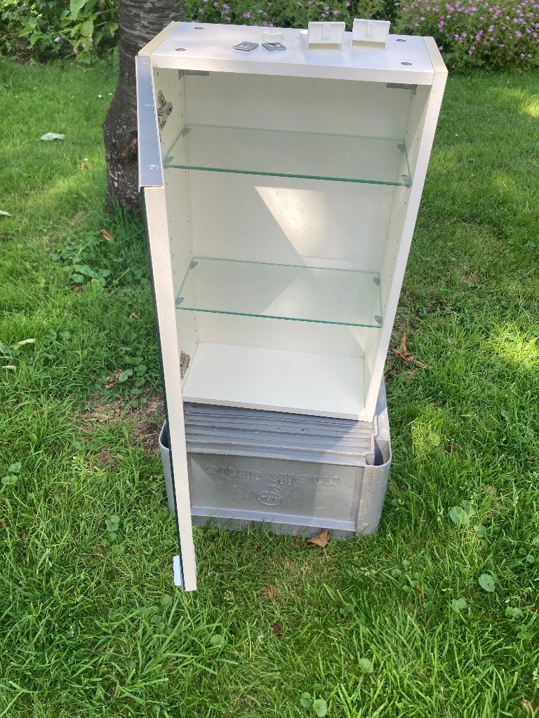 medicijn/badkamerkastje met spiegel, Ophalen, Minder dan 50 cm, Gebruikt, Overige typen
