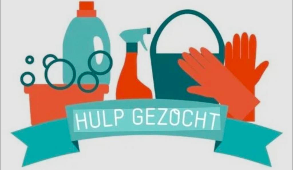 Huishoudelijke hulp/schoonmaakster gezocht