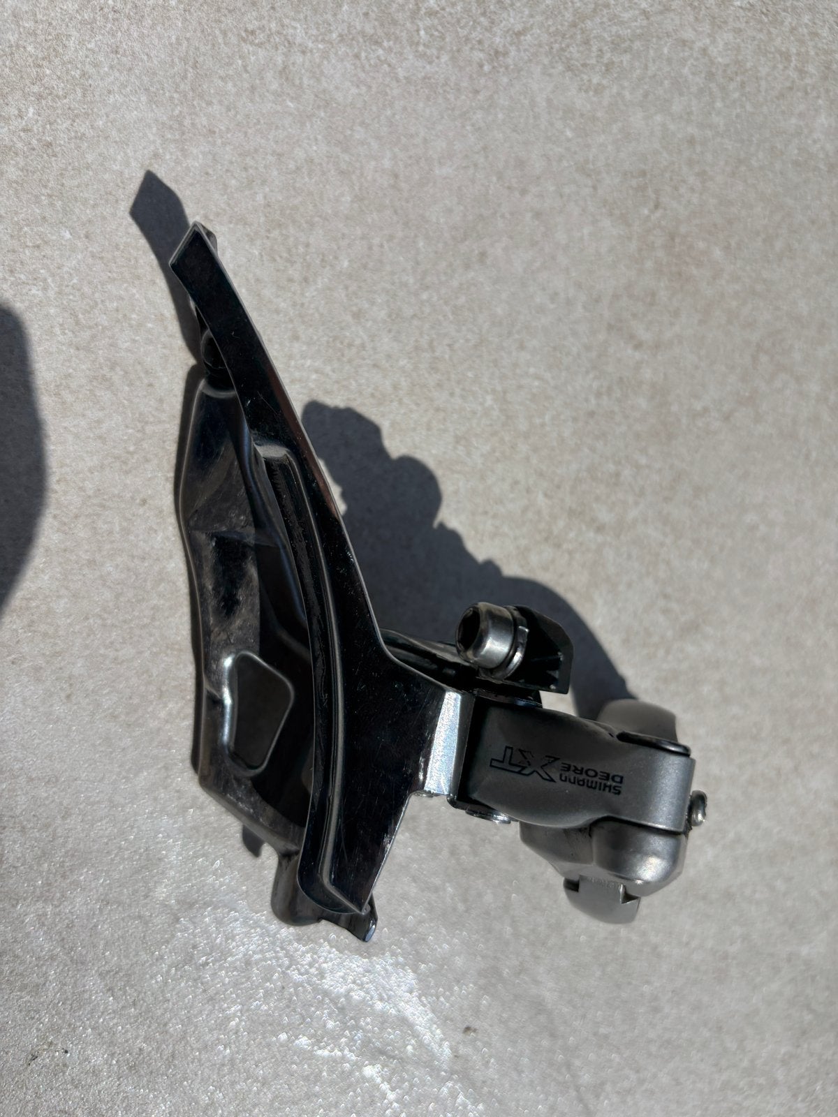 Shimano Deore XT Voorderailleur - Gebruikt - 34,9mm, Gebruikt, Verzenden, Derailleur of Ketting, Aluminium