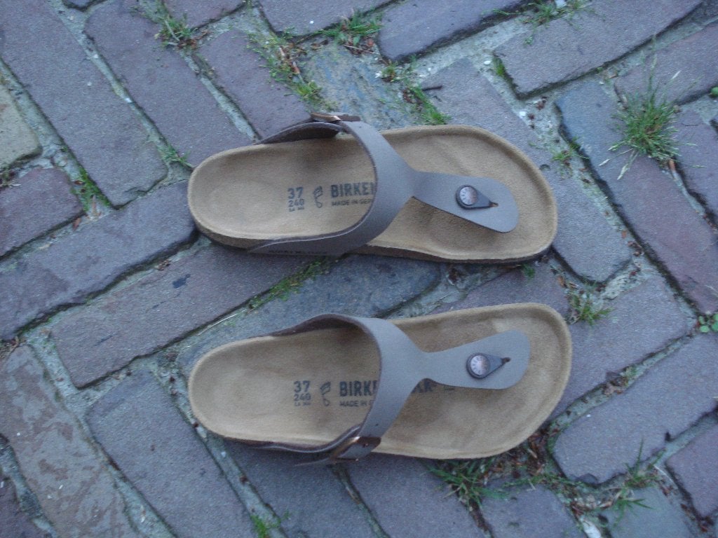 BIRKENSTOCK BRUIN GIZEH 37 NIEUW NU GRATIS VERZENDING POST, Slippers, Bruin, Verzenden, Nieuw