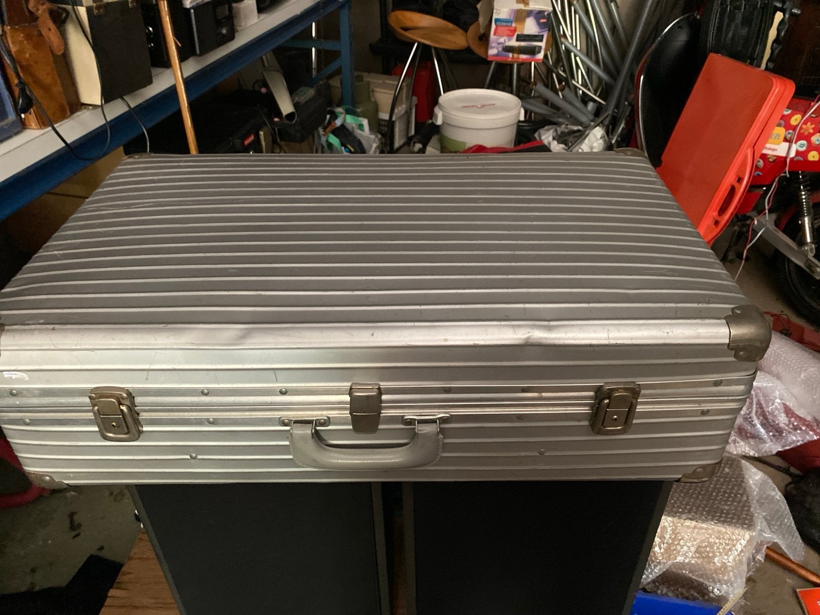Vintage Rimowa Alu koffer 77x22x46 cm handgemaakt, Gebruikt, 45 tot 55 cm, Slot, Ophalen of Verzenden