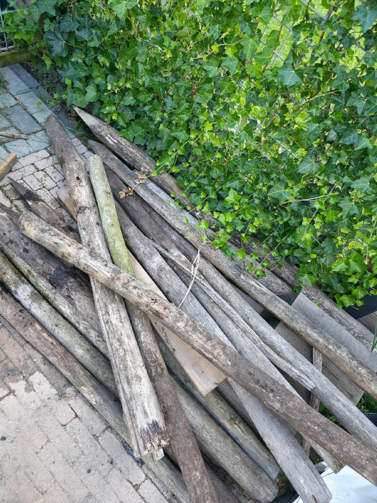Kastanje palen 20x 150cm, Tuin en Terras, Palen, Balken en Planken, Ophalen, Minder dan 180 cm, Palen