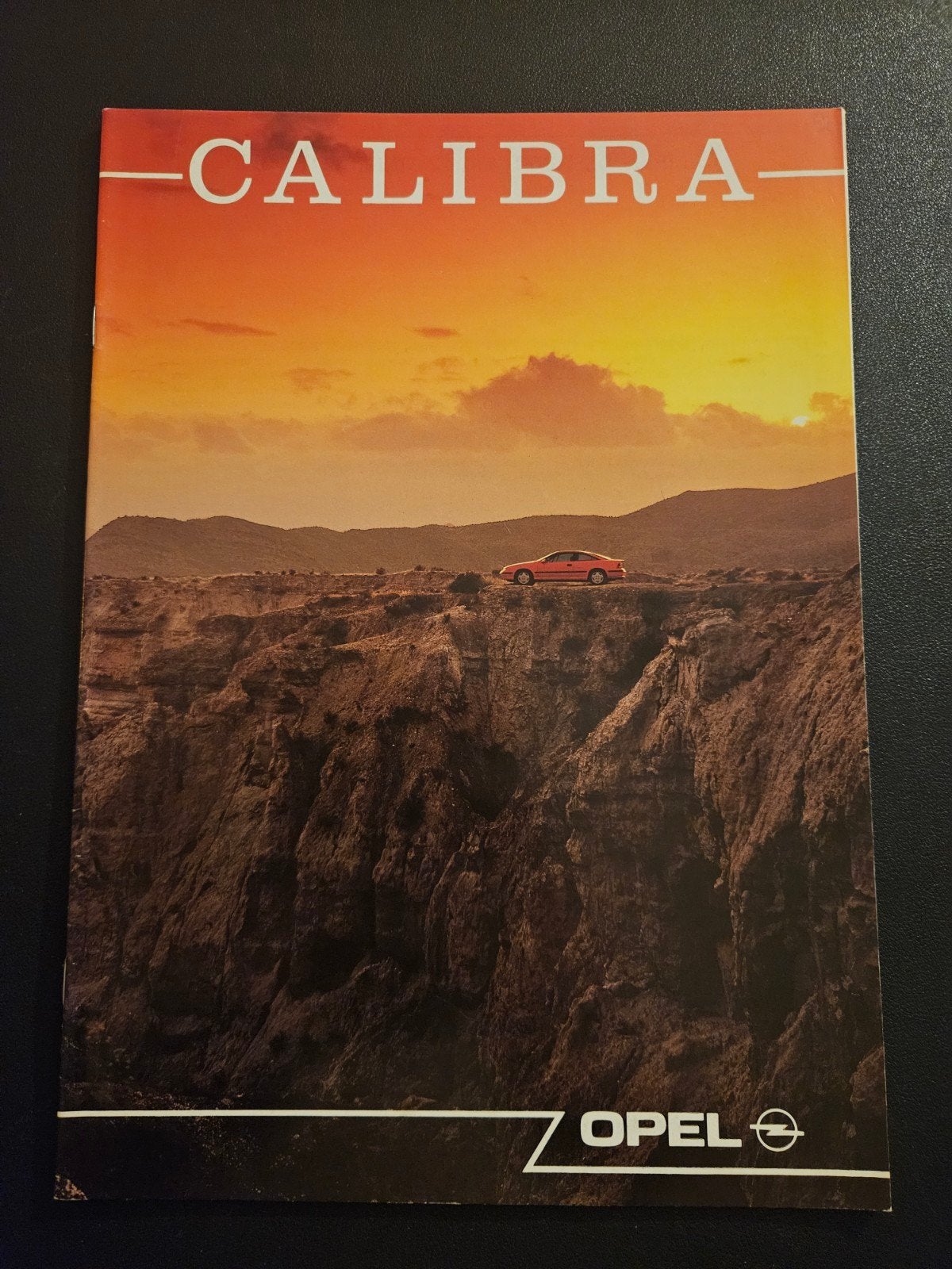 Brochure Opel Calibra 1990, Ophalen of Verzenden, Zo goed als nieuw, Opel
