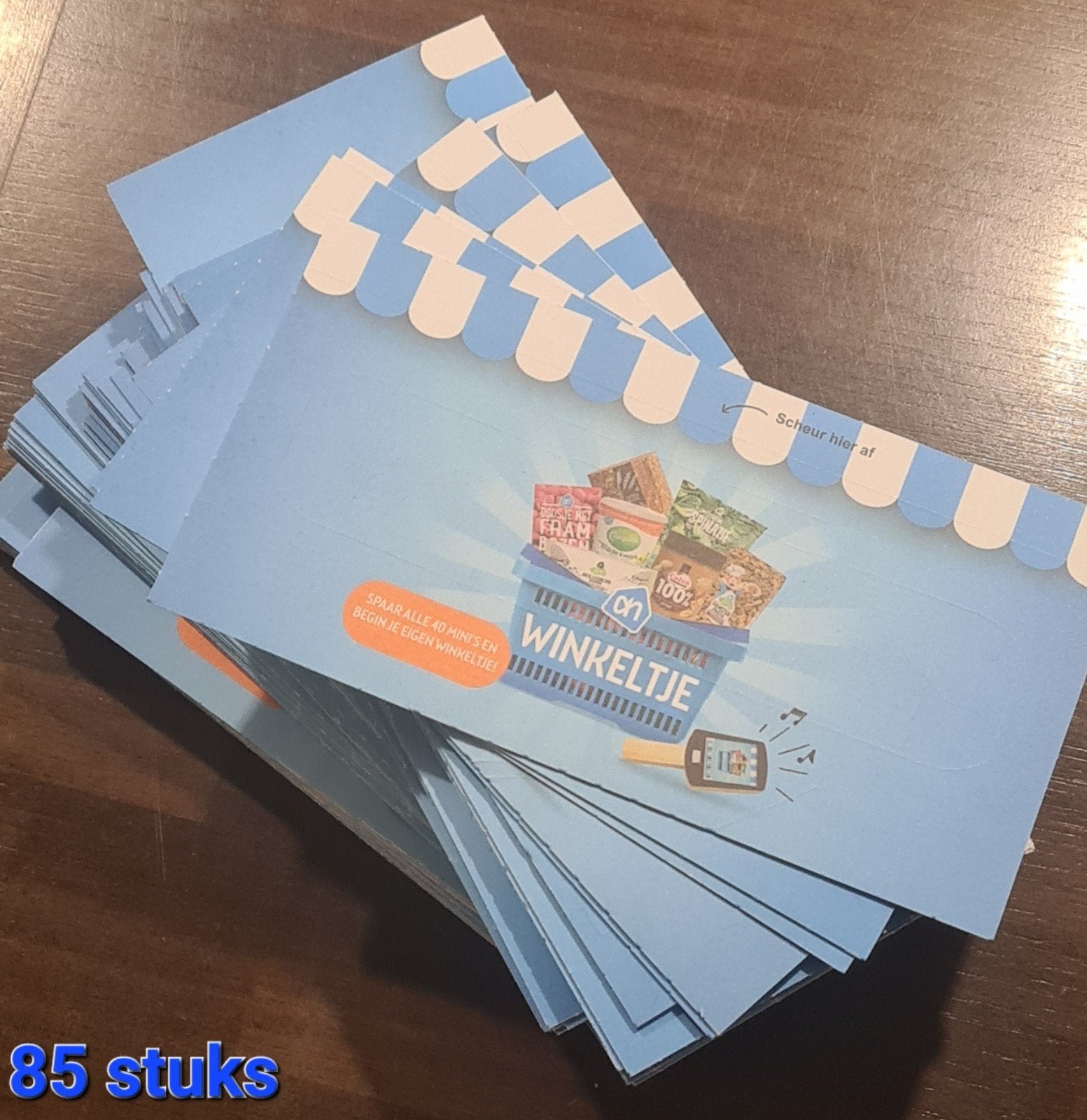 85x Albert Heijn AH Winkeltje vouwdoosjes – ongebruikt, Verzamelen, Albert Heijn, Ophalen of Verzenden