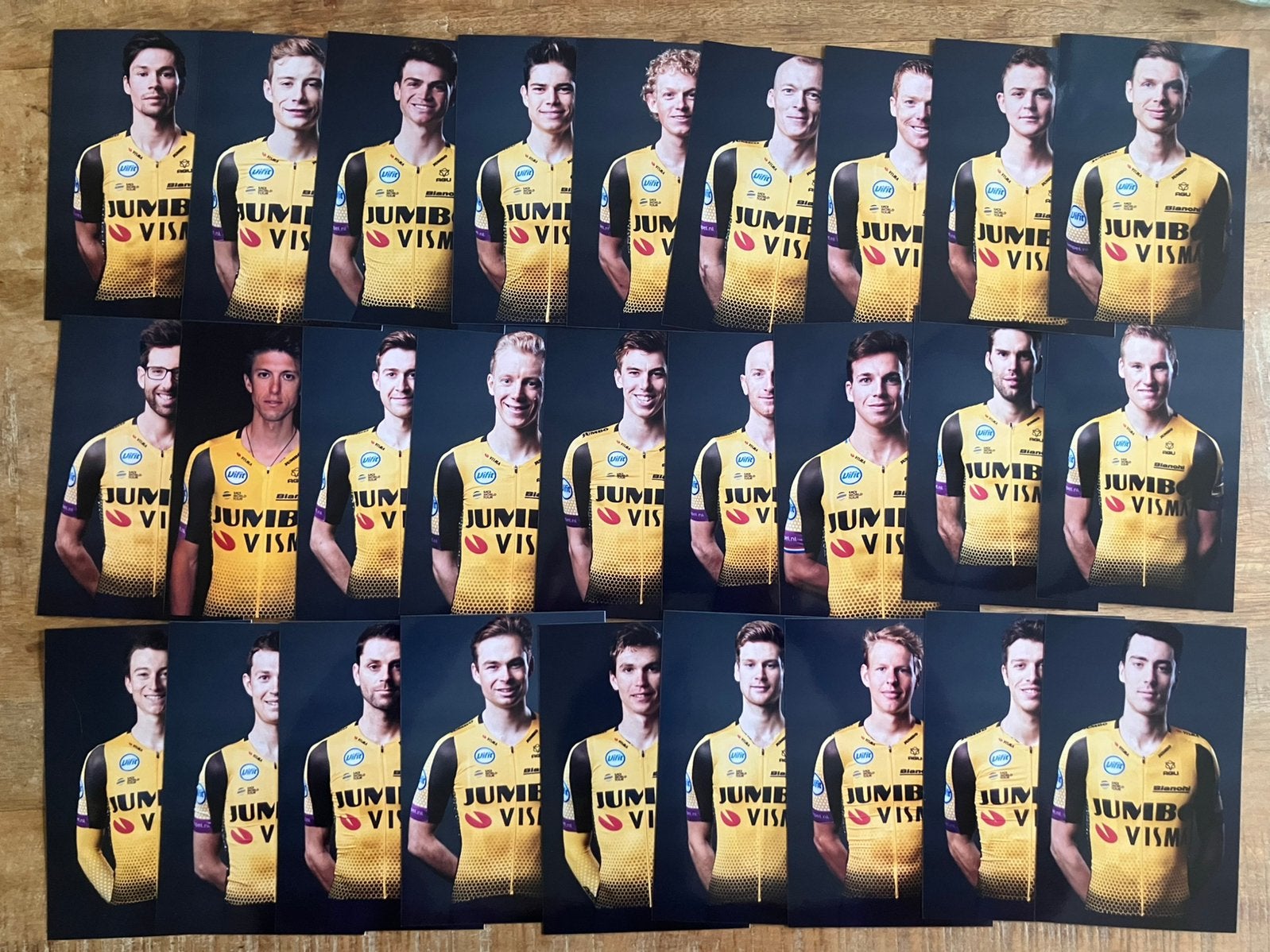 Jumbo Visma 2019 - wielrennen - set foto's, Verzamelen, Verzenden, Feyenoord