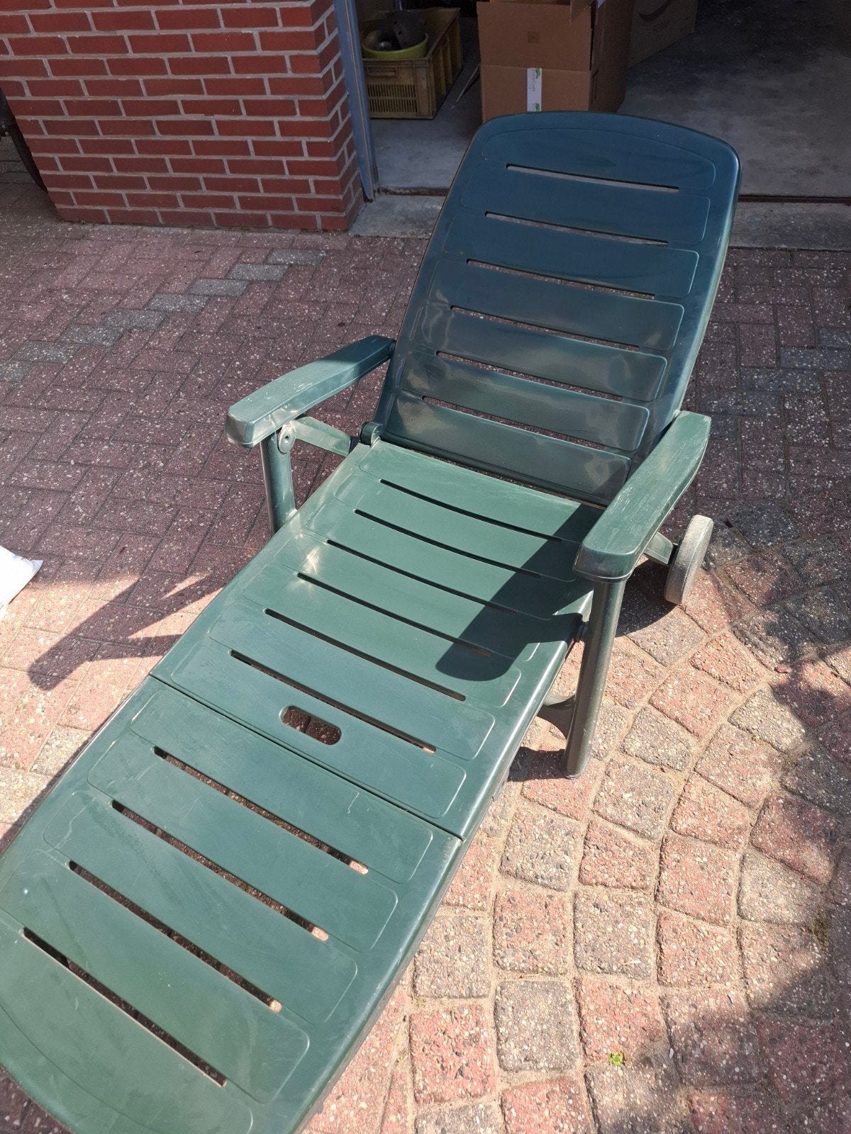ligstoel, Tuin en Terras, Ophalen, Gebruikt, Kunststof