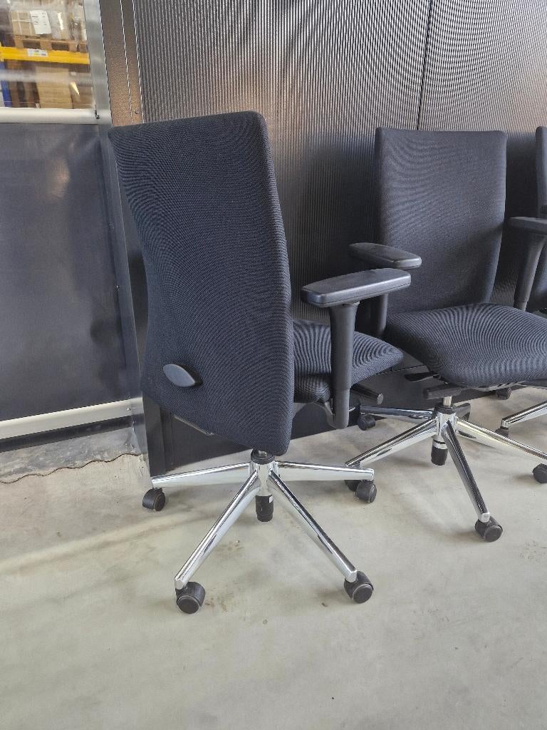 Haworth Comforto 55 bureaustoelen zwart ergonomisch, Postbus, Zwart, Info.eu@haworth.com, Ophalen of Verzenden