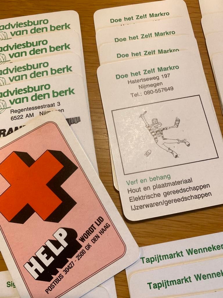Vintage Kwartetspel Nijmegen - Lokale Bedrijven, Ophalen of Verzenden, Zo goed als nieuw, Kwartet(ten)