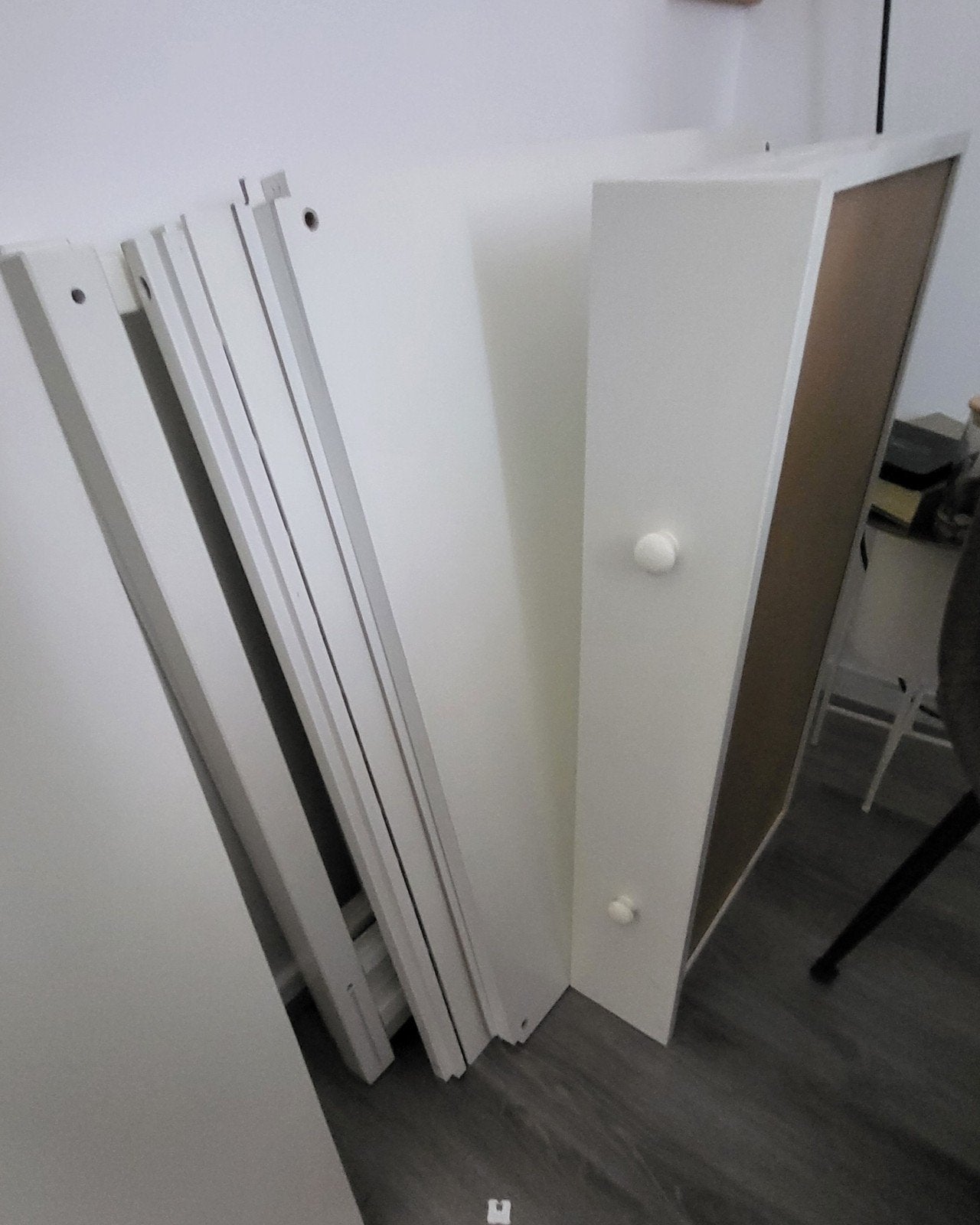 Nette, witte baby box met lade., Ophalen, Gebruikt, Vierkant, Lade