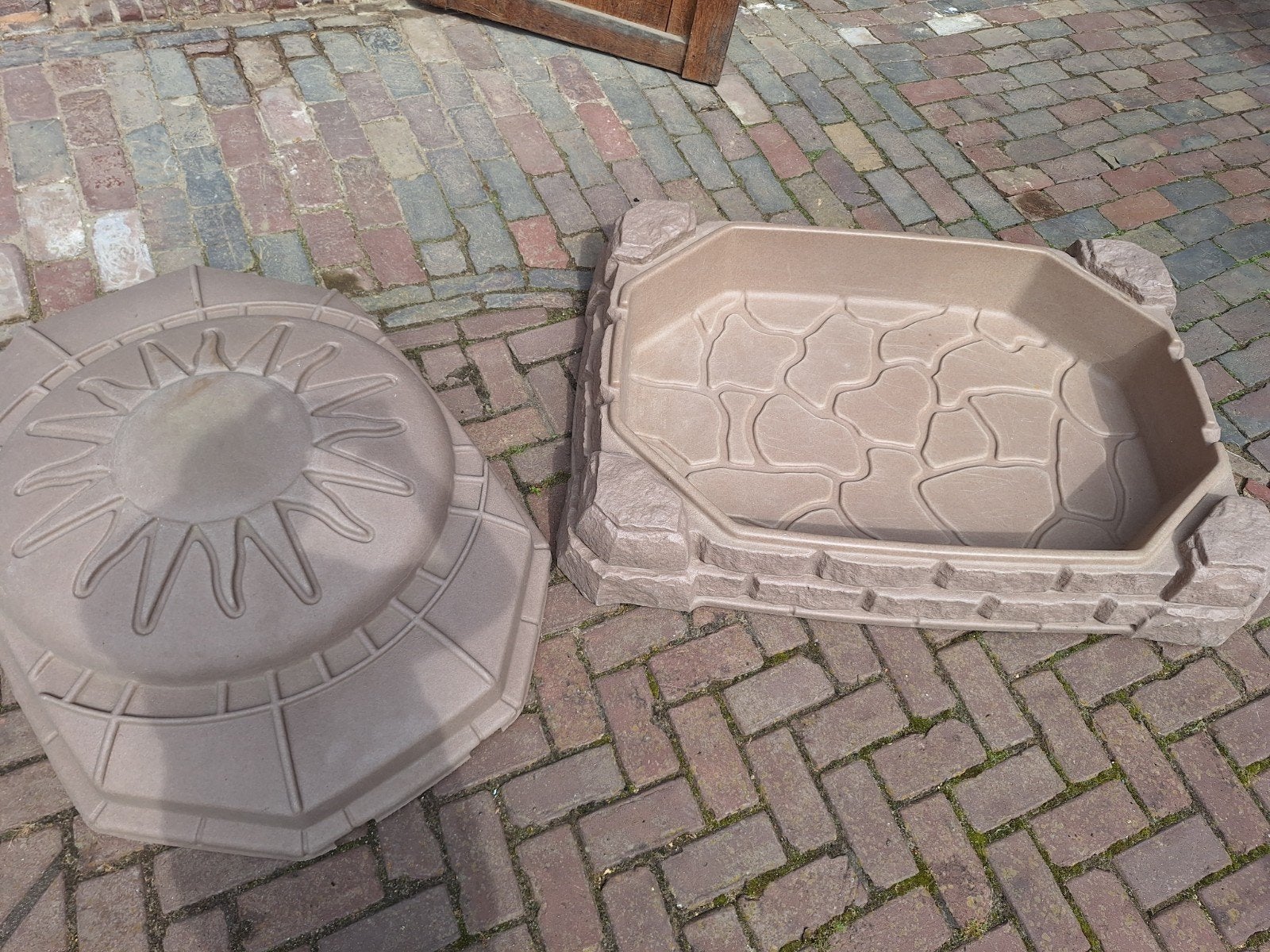Zandbak met deksel - Steeneffect, Ophalen