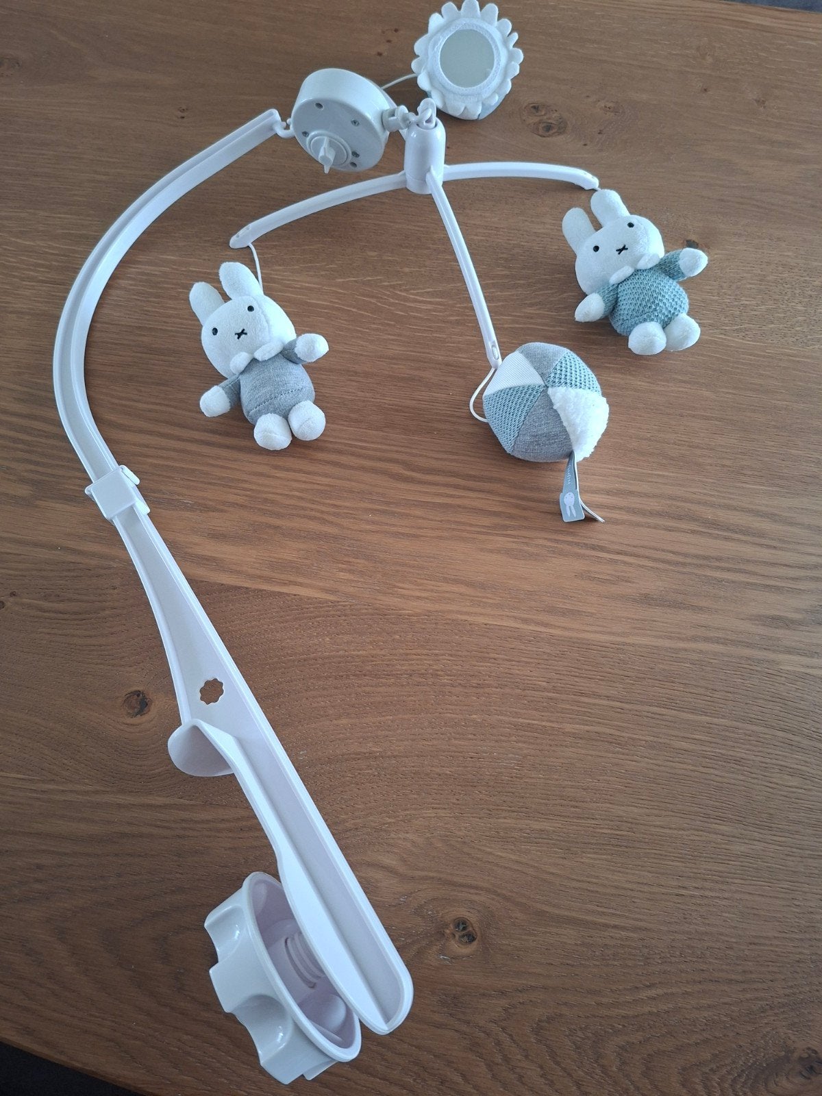 Nijntje/Miffy Muziekmobiel voor Box/Ledikant/Wieg, Ophalen, Zo goed als nieuw, Mobiel, Met geluid