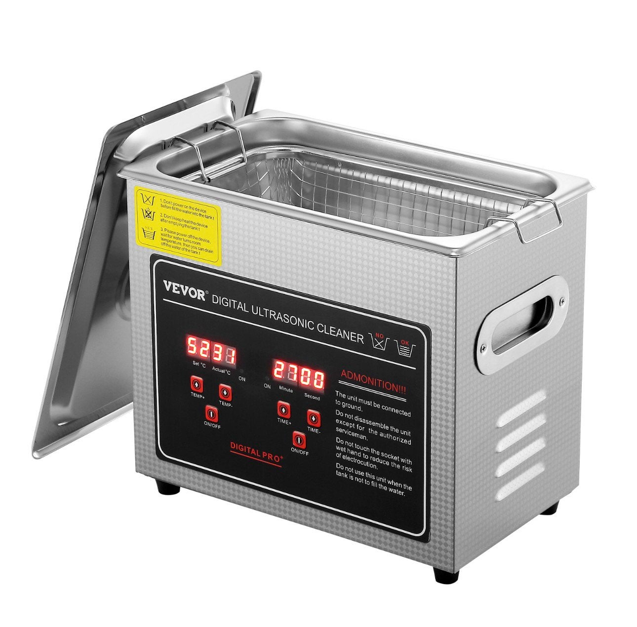 VEVOR 3L ultrasoonreiniger KZ-D3 nieuw in doos, Ophalen of Verzenden, Nieuw