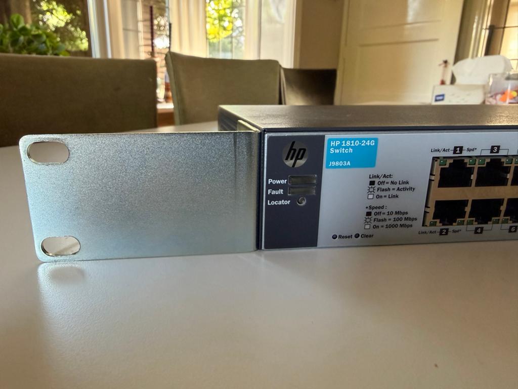 HP 1810-24G Switch - Managed Gigabit Ethernet Switch, Computers en Software, Netwerk switches, Ophalen of Verzenden, Gebruikt