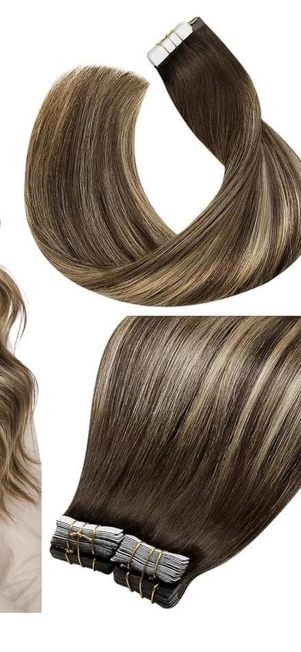 Tape-in Haar Extensions hulp bij inzetten, Ophalen of Verzenden, Nieuw, Pruik of Haarverlenging