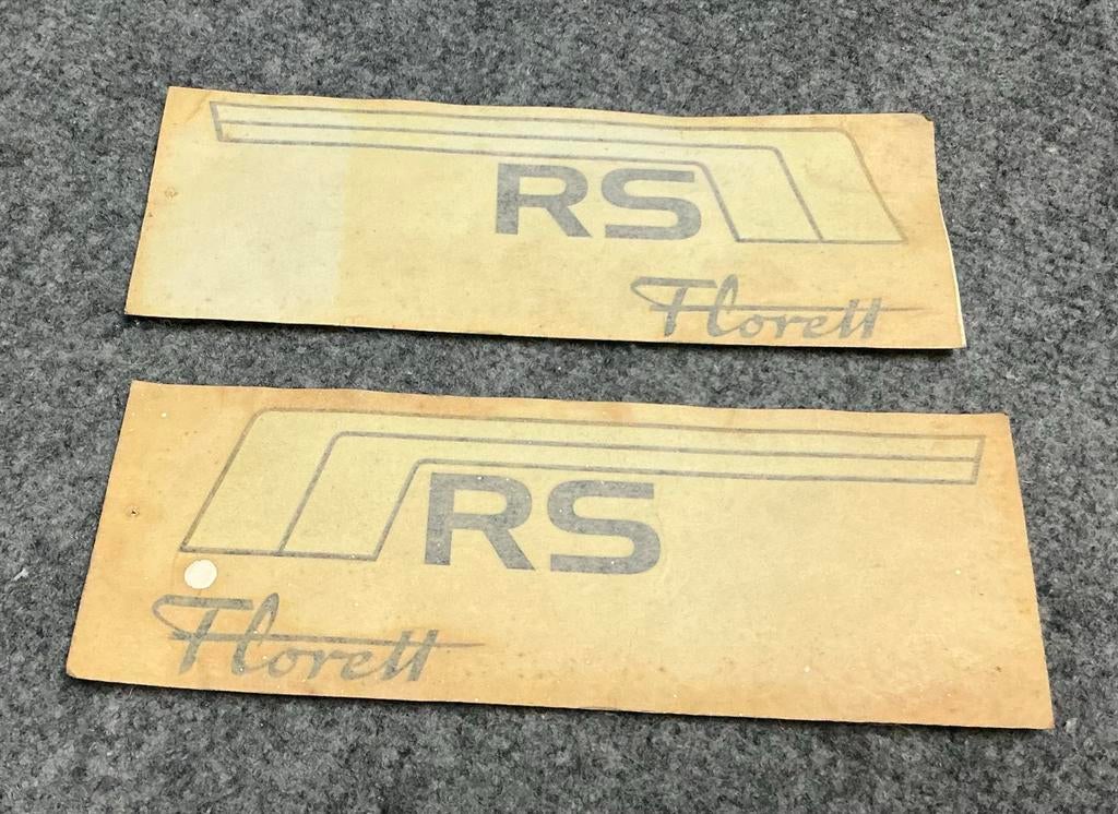 Zeldzame, originele Kreidler Florett RS stickers (set van 2), Ophalen of Verzenden, Nieuw, Overige typen