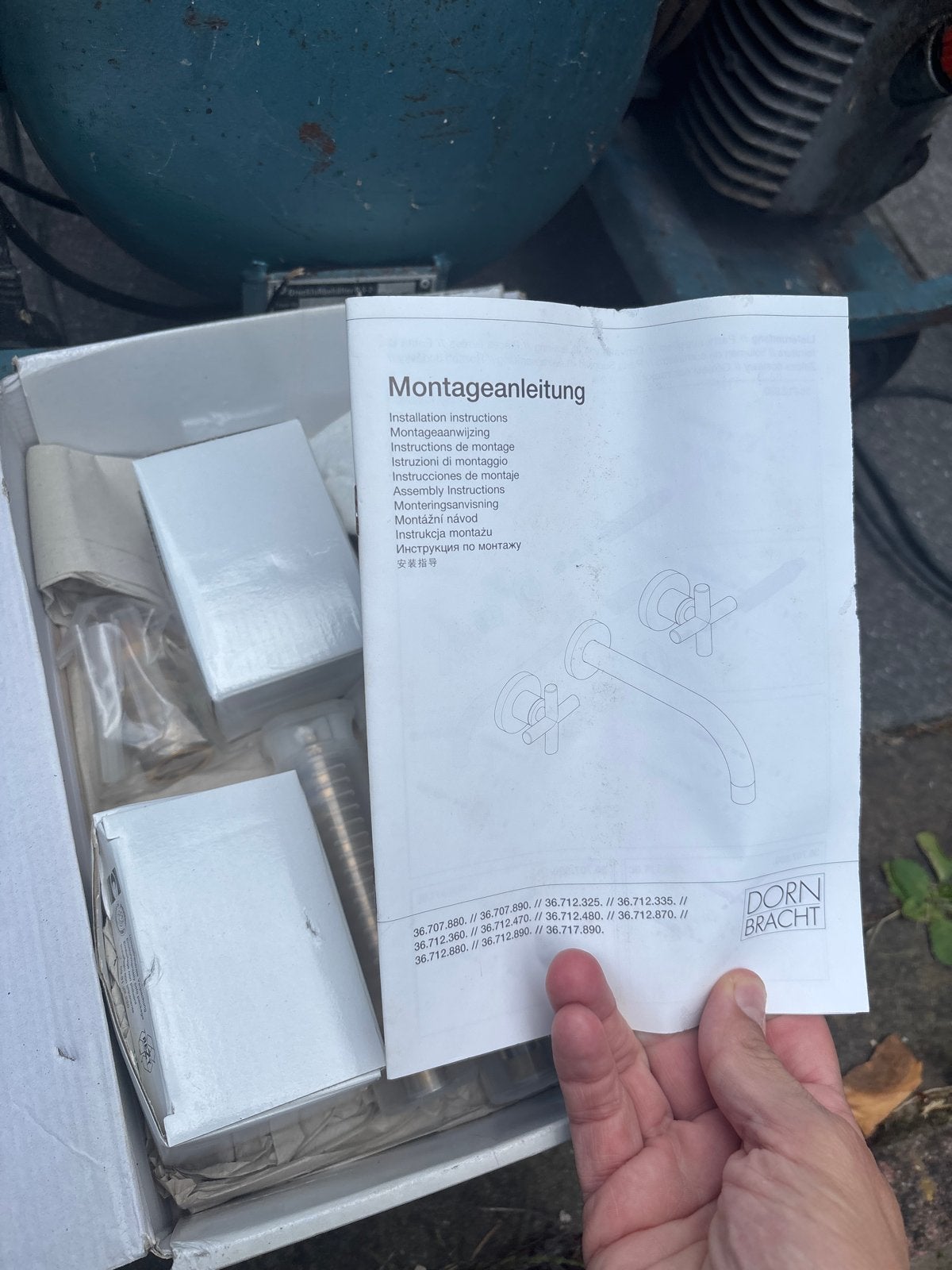 Dornbracht Muurkraan zonder achterwand (2 stuks, Ophalen of Verzenden, Nieuw, Kraan