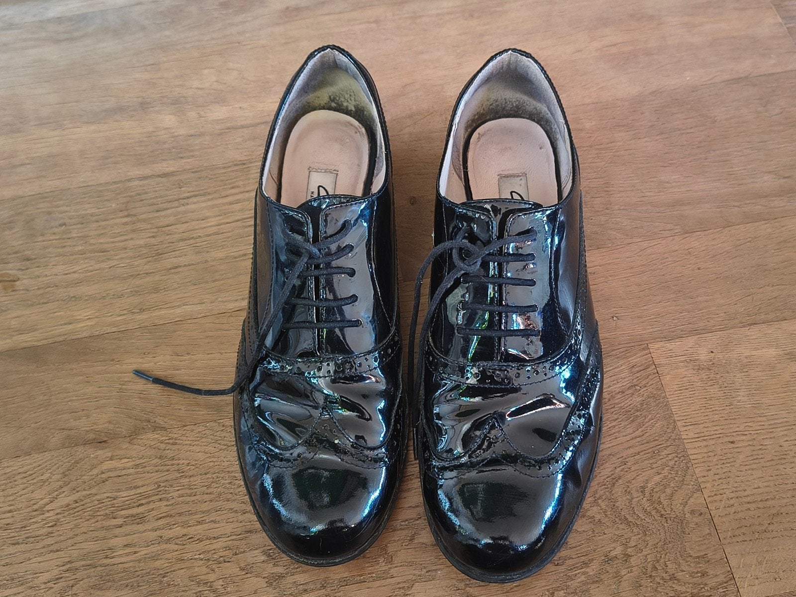 Clarks Lakschoenen Maat 40/41, Schoenen met lage hakken, Zwart, Ophalen of Verzenden, Clarks