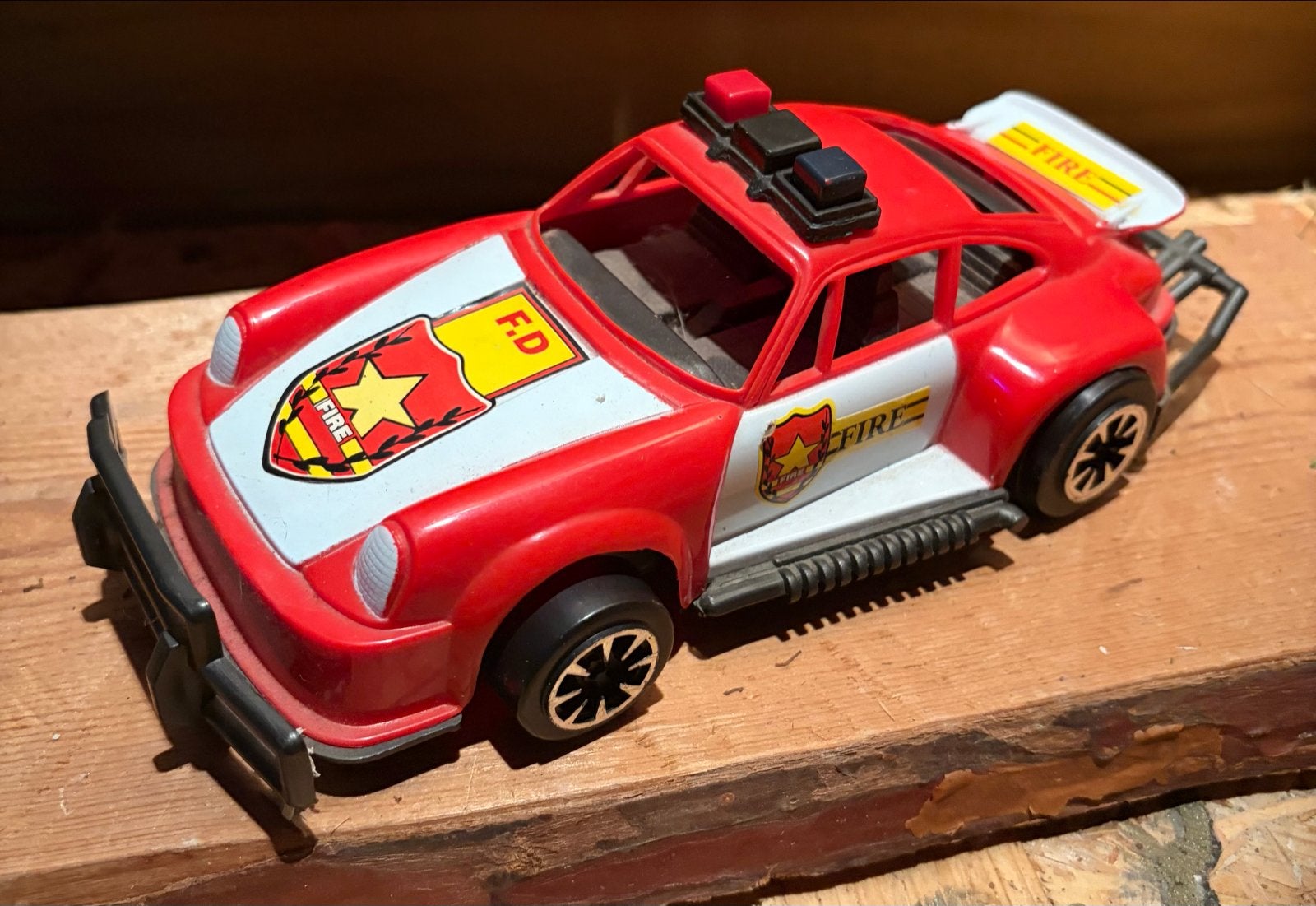 Set van 3 Vintage Speelgoed Auto's - Rallye, G70, Brandweer, Ophalen of Verzenden, Gebruikt