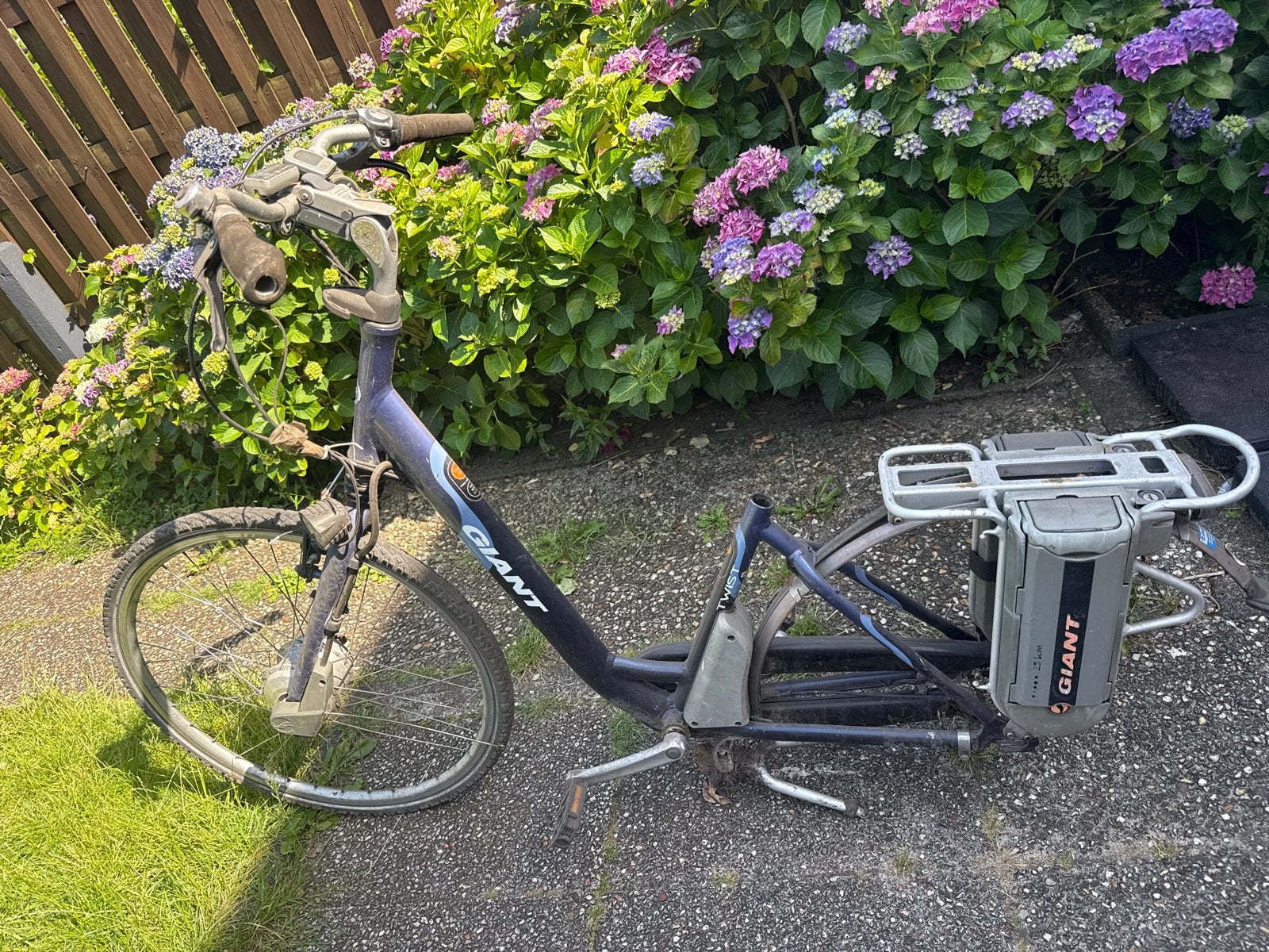 Giant Twist 2.1 elektrische fiets met dubbele accu, Ophalen, Minder dan 30 km per accu, Gebruikt, Giant