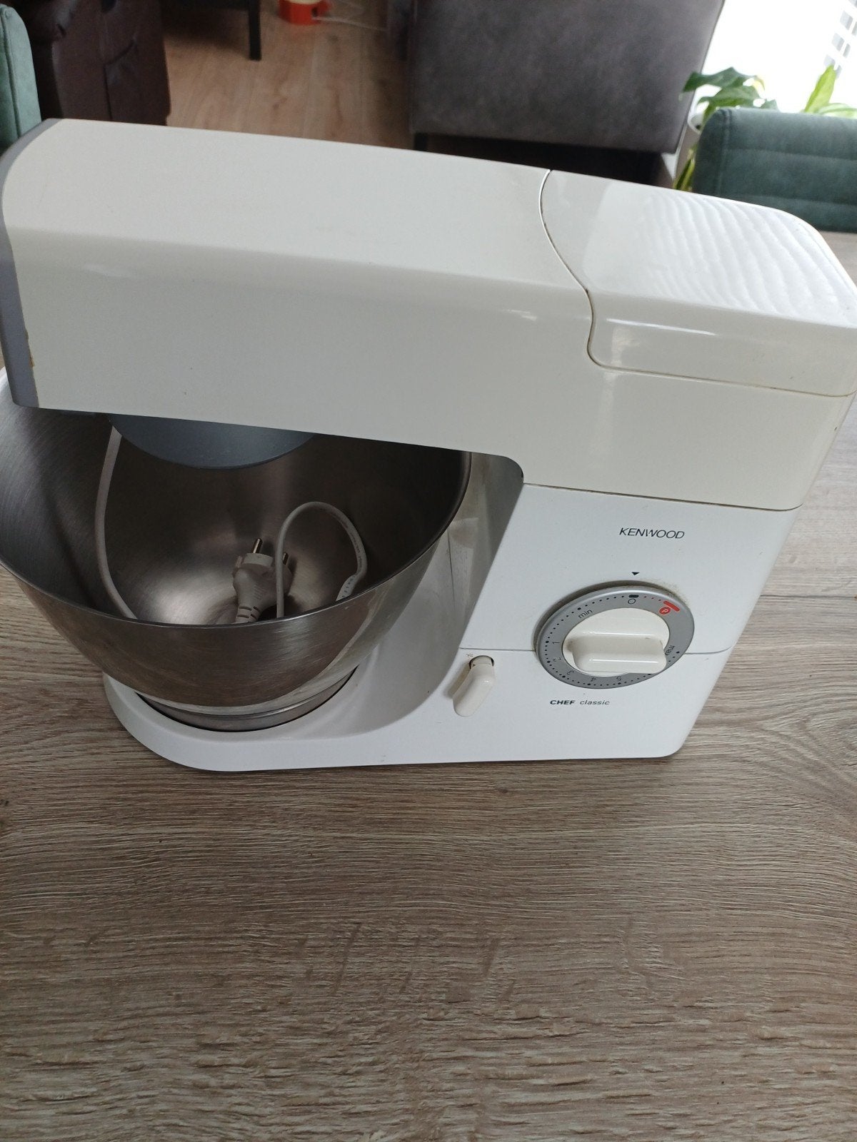 Kenwood Chef Classic Keukenmachine met accessoires, 4 liter of meer, Ophalen of Verzenden, Gebruikt, 3 snelheden of meer