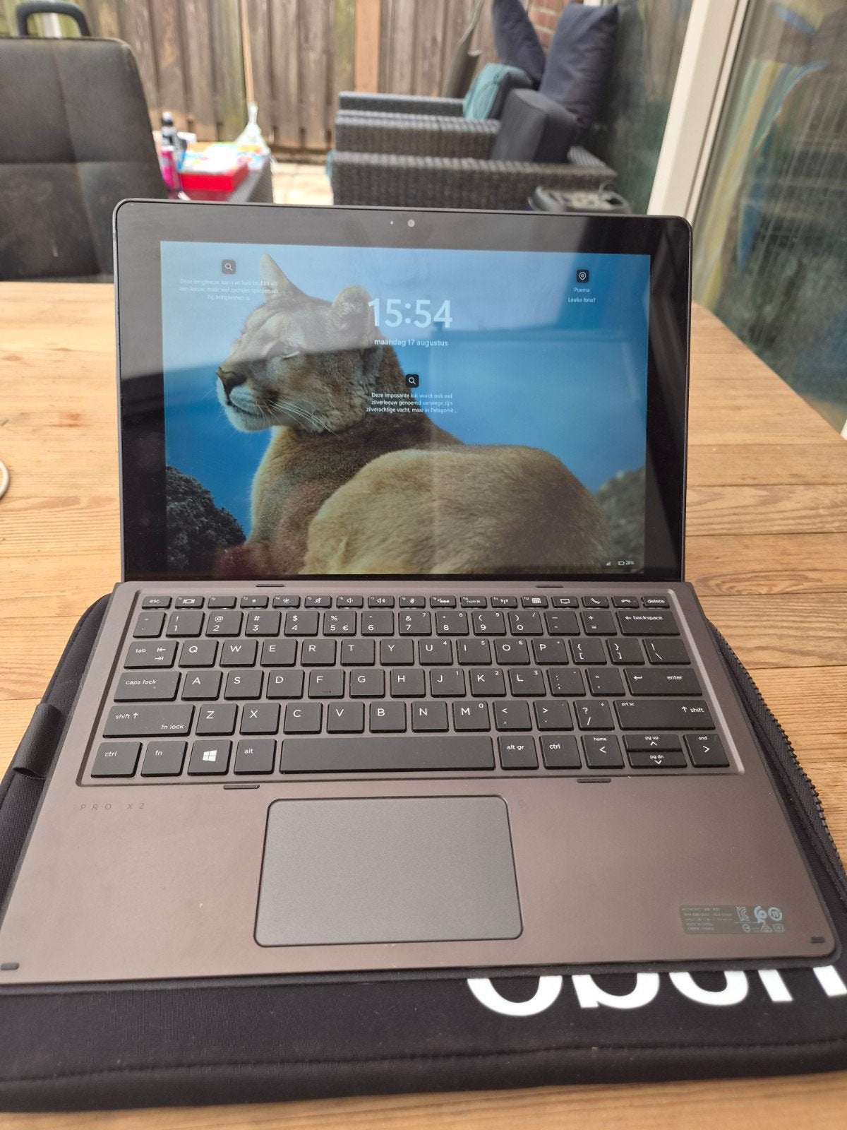 HP Pro X2 612 G2 - i5-7Y54, 8GB RAM, 238GB SSD