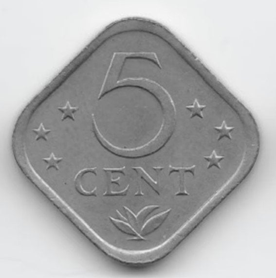 Nederlandse Antillen 5 cent 1979 KM# 13, Verzenden, Midden-Amerika, Losse munt