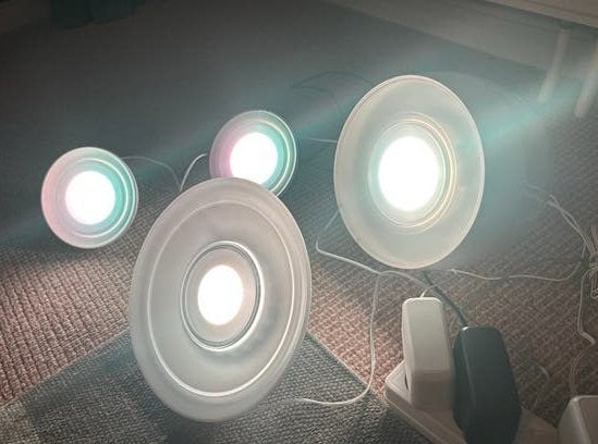 Philips Hue Verlichting Set: Bloom, Iris, Aura en Afstandsbe, Ophalen of Verzenden, Gebruikt