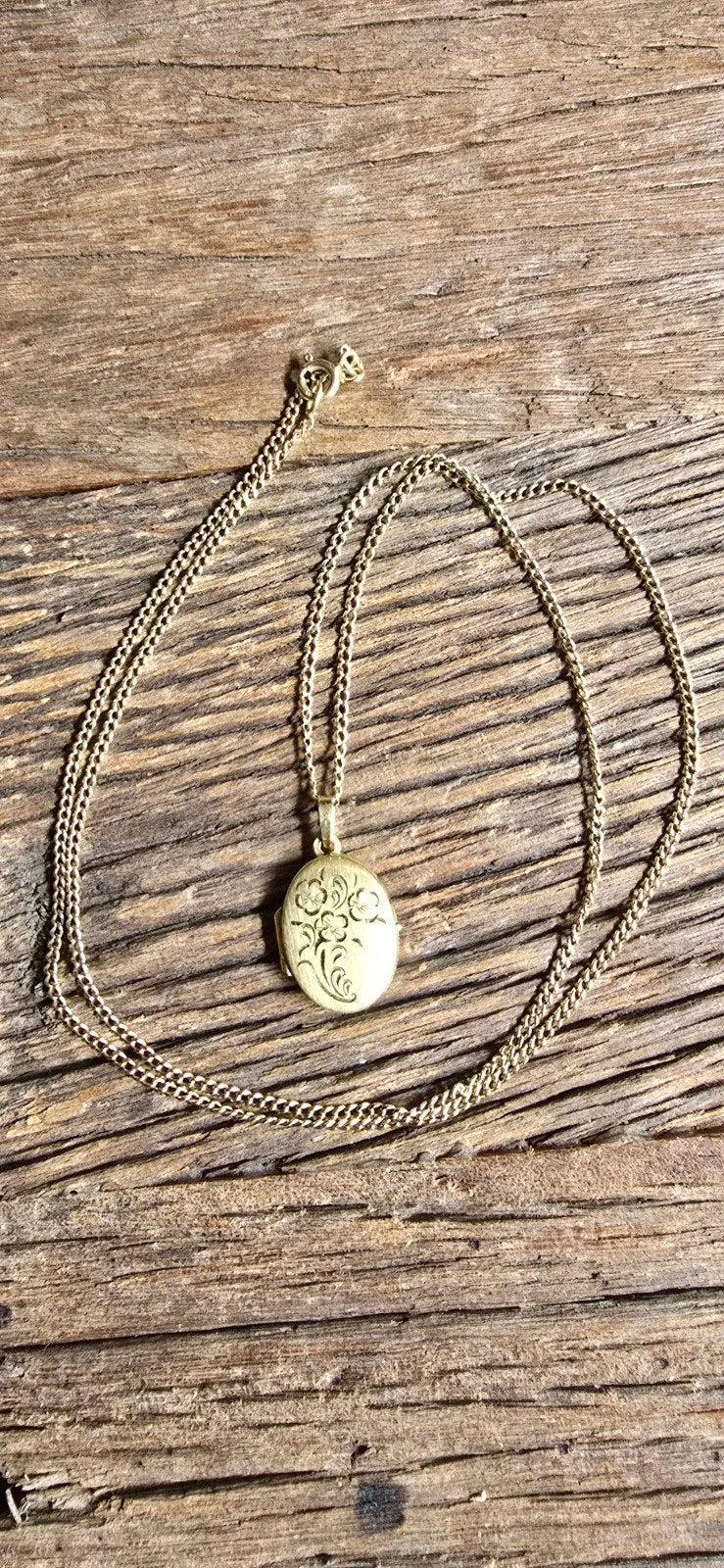 Gouden ketting met medaillon 14 karaat, Met hanger, Ophalen of Verzenden, Zo goed als nieuw, Goud