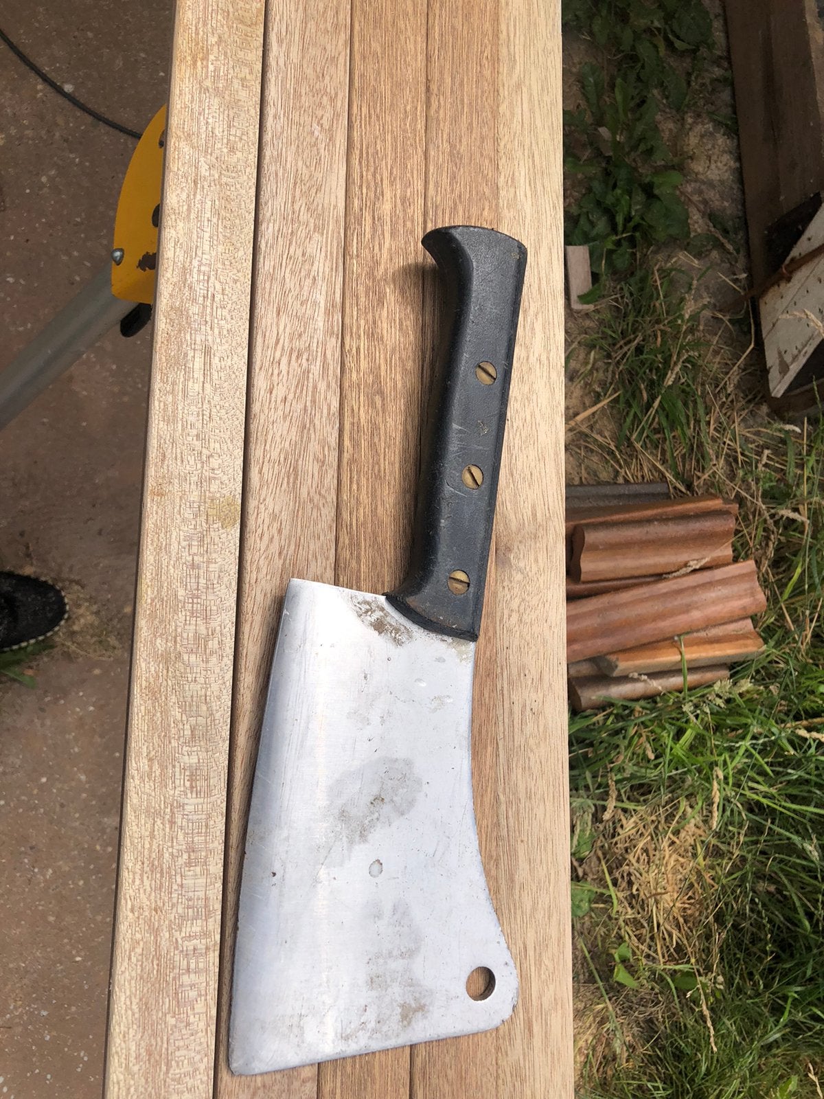 Slagershakmes on geslepen, Caravans en Kamperen, Kampeergereedschap, Ophalen, Nieuw