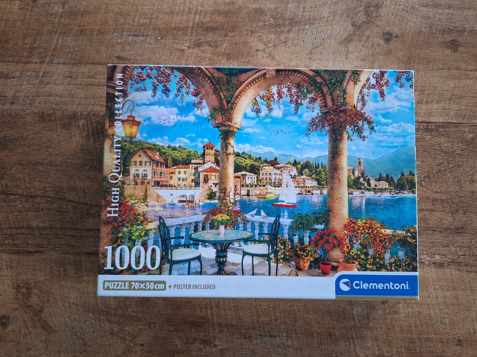 clementie puzzel Comomeer 1000 stukjes, Ophalen of Verzenden, 500 t/m 1500 stukjes, Legpuzzel