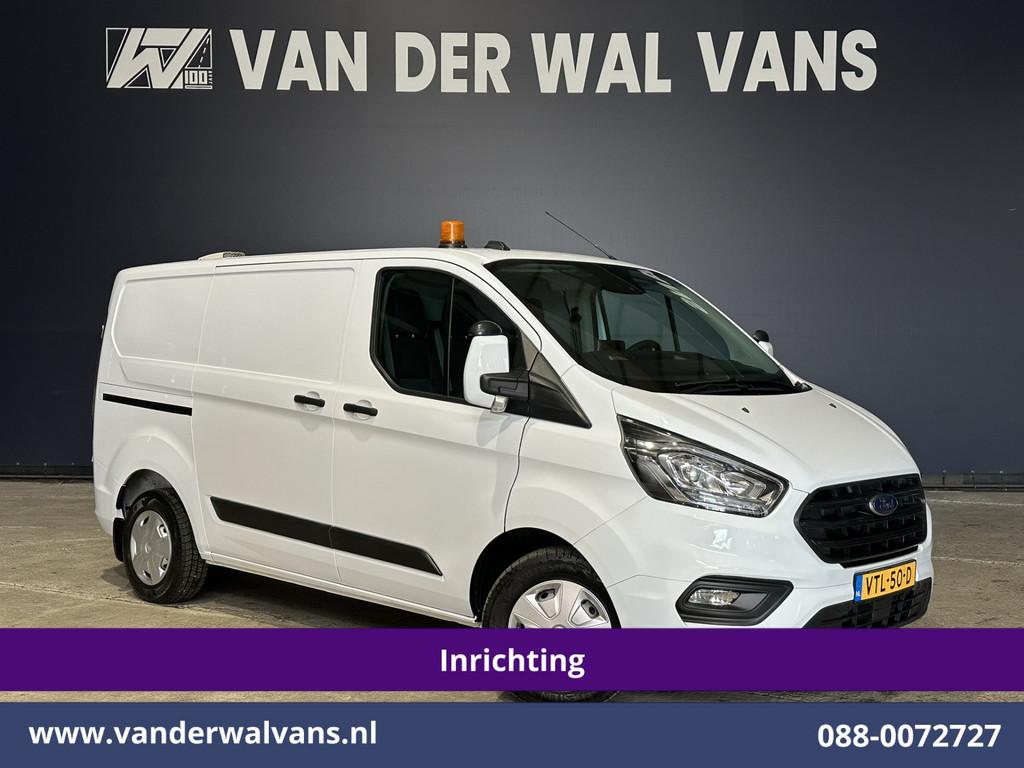 Ford Transit Custom 2.0 TDCI L1H1 Inrichting Euro6 Airco | C, Auto's, Bestelauto's, Bedrijf, Te koop, ABS, Achteruitrijcamera