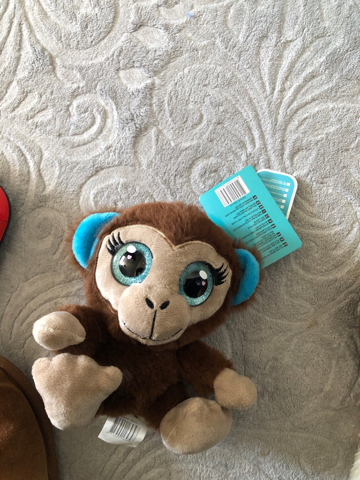 Nieuwe ojo aap knuffel met label - gerecyclede fles, Overige merken, Nieuw, Ophalen of Verzenden, Met label