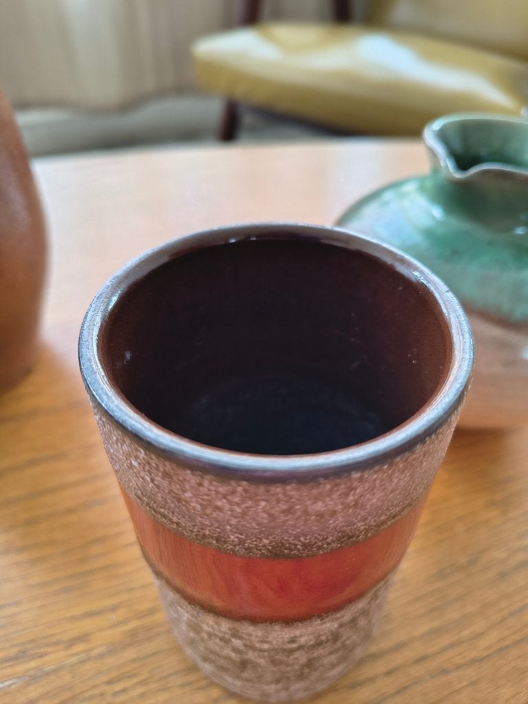 Vintage Fat Lava Vaas (Vroomshoop) – Jaren '60/'70, Ophalen of Verzenden