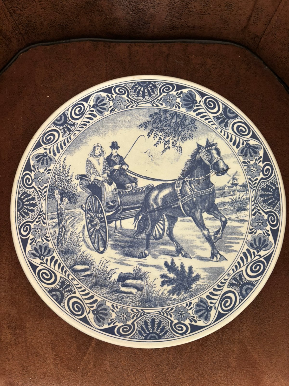 Chemkefa ritje met de sjees Delfts blauw, Ophalen