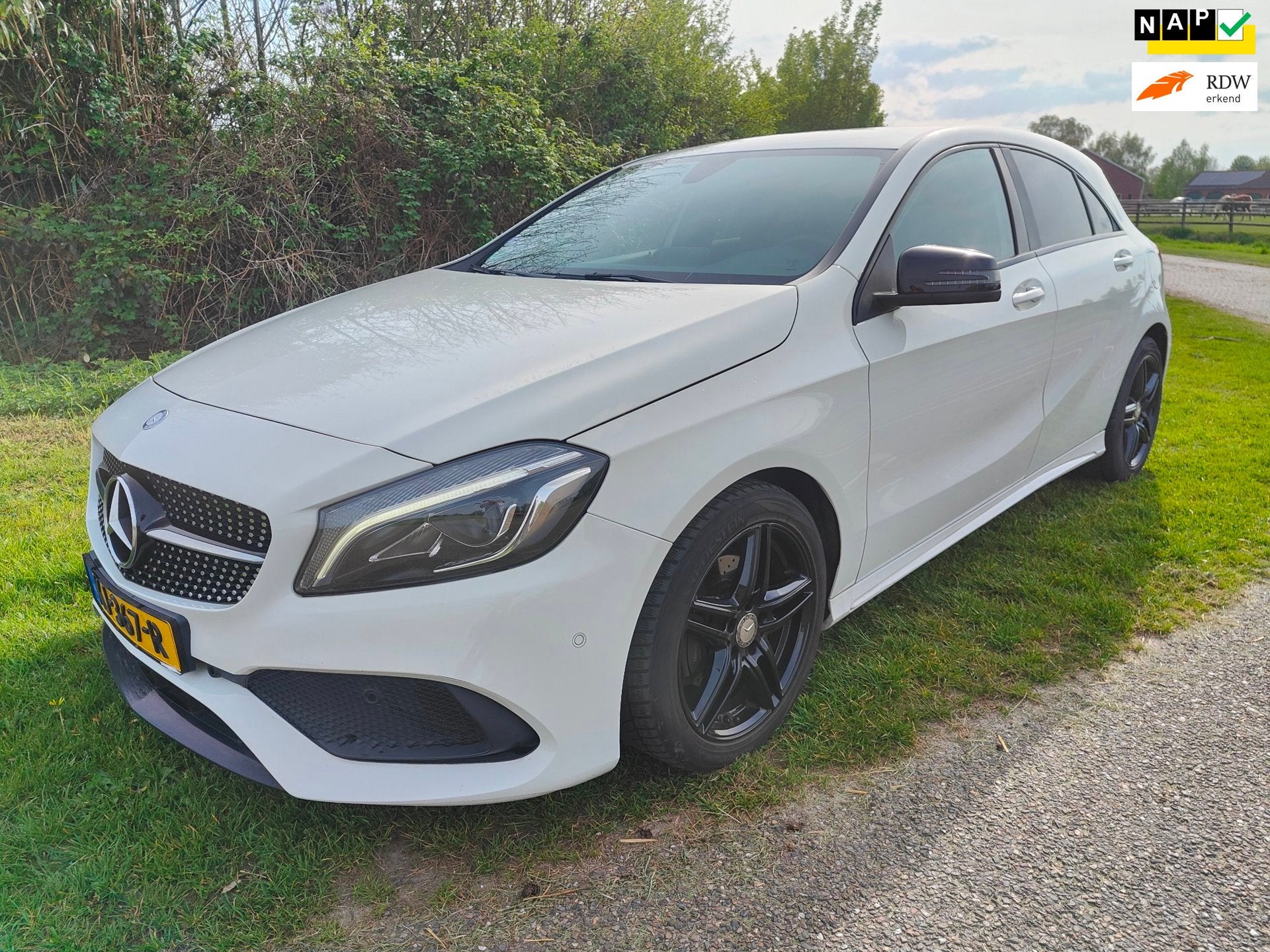 Mercedes-Benz A-klasse 160 AMG Night Edition Plus, Voorwielaandrijving, Gebruikt, Euro 6, 4 cilinders